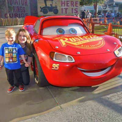 My son was able to meet his idol! What a special moment at Cars Land in Disney's California Adventure